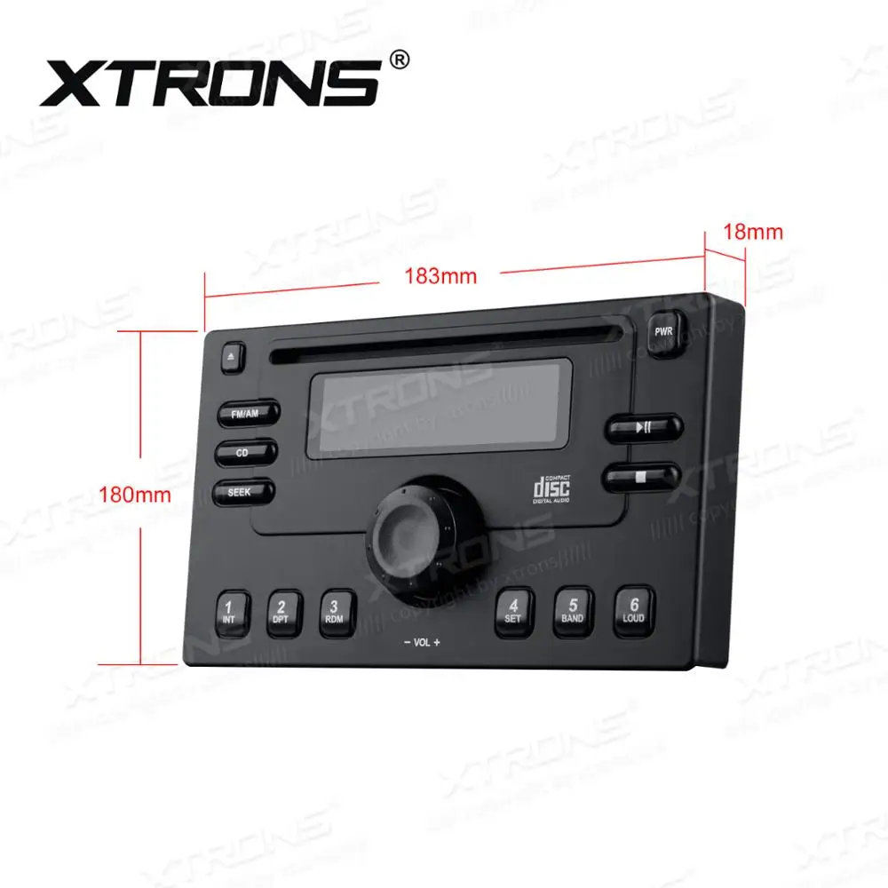 XTRONS манекен безопасности передняя панель облицовки для двойной 2 Din
