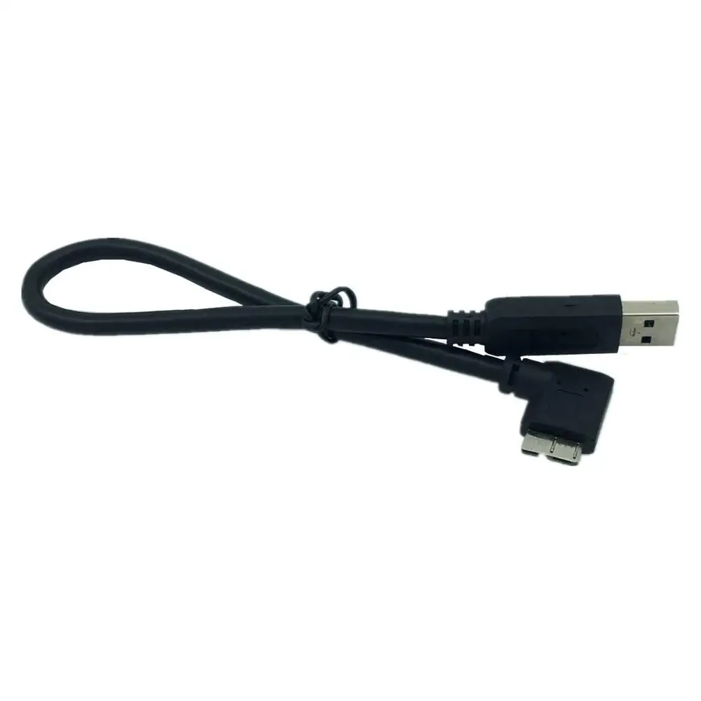 USB 3,0 AM к Micro BM 90 градусов локоть правый изгиб мобильный жесткий диск цифровая камера кабель для передачи данных