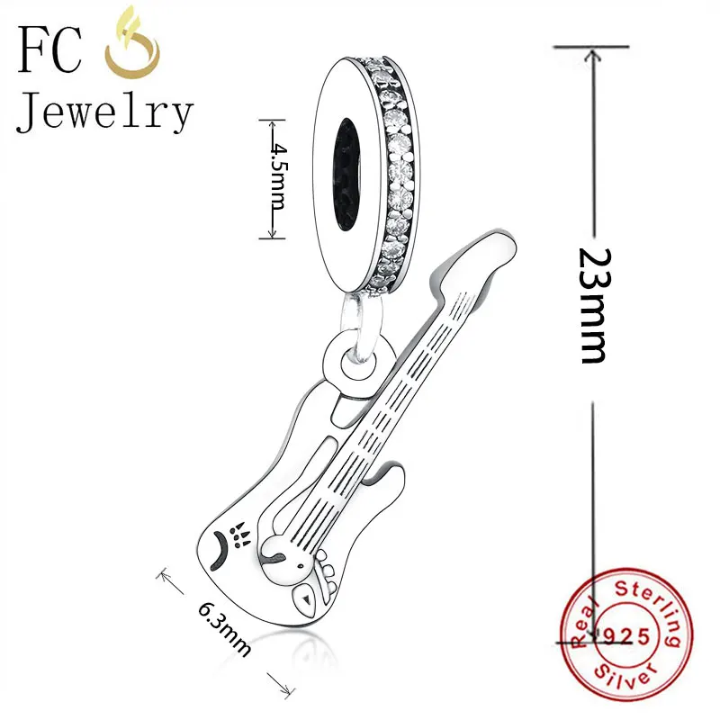Женский браслет с шармами FC Jewelry оригинальный брендовый из серебра 925 пробы в