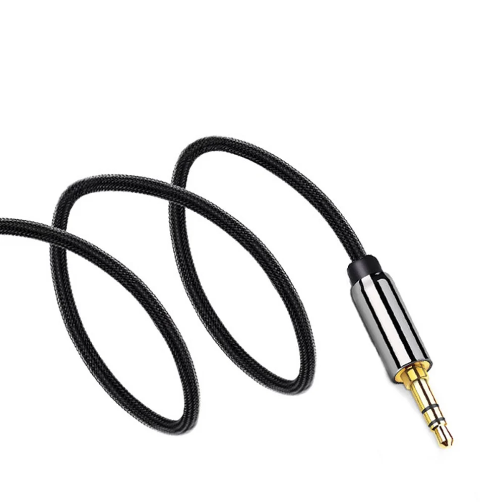 LEORY 3,5 мм разъем Aux аудио кабель с позолоченным покрытием вспомогательные данные для ноутбука для динамика автомобиля MP3 IPhone Медиа cd плееры