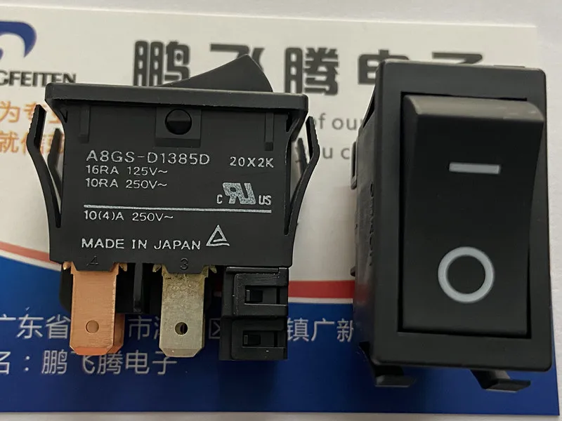 Оригинальный новый 100% A8GS D1385D клавишный переключатель с высоким током 10A250V 4pin 2