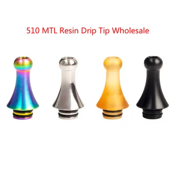 

10PCS Wholesale Delrin Stainless Steel 510 MTL Drip Tip for OBS Engine MTL/Vaptio TYRO Kit/Eleaf GS Turbo/GS Air 2 Tank