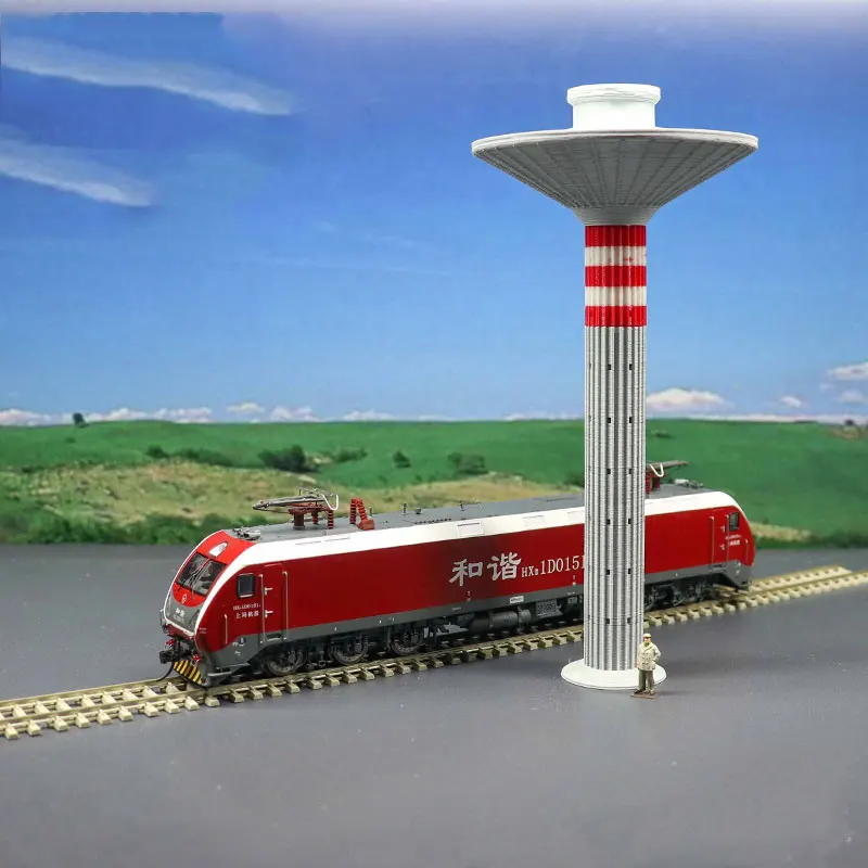 Railway Train Model Kit Cardboard #280 Building WATER TOWER Scale 1/87 HO 