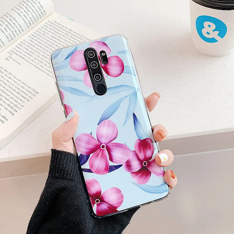 Чехлы для телефонов Xiaomi Redmi Note 5 Note6 Pro цветы и растения IMD мягкий чехол для Redmi Note 7 7Pro 8 8Pro задние чехлы - Цвет: KS4