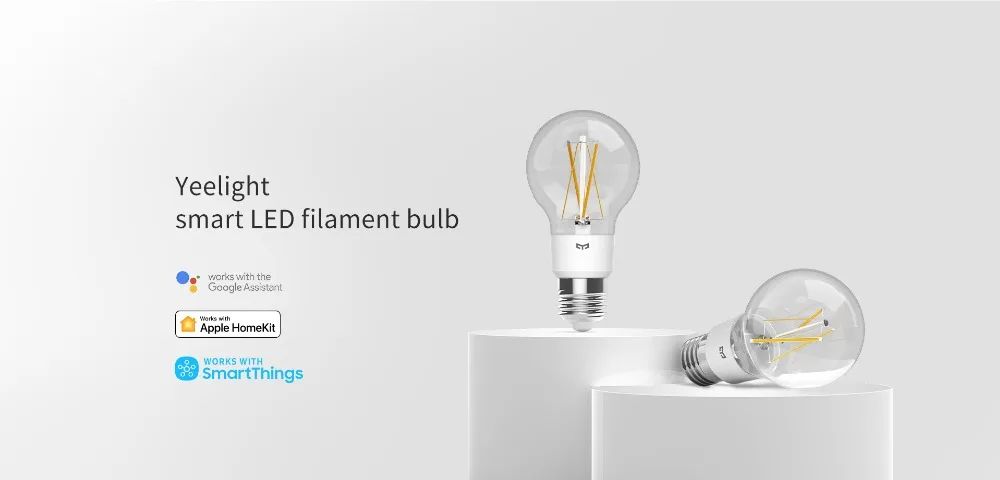 Крепление для спортивной камеры Xiao mi Yeelight умный светодиодный ламп накаливания E27 Яркость Регулируемый энергосберегающие умная электрическая лампочка эдисона mi лампы для mi jia приложение Apple Homekit