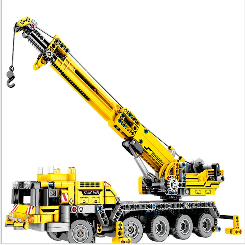 

Mechanical code crane building blocks technology parts children's puzzle assembly toy assembly enlightenment