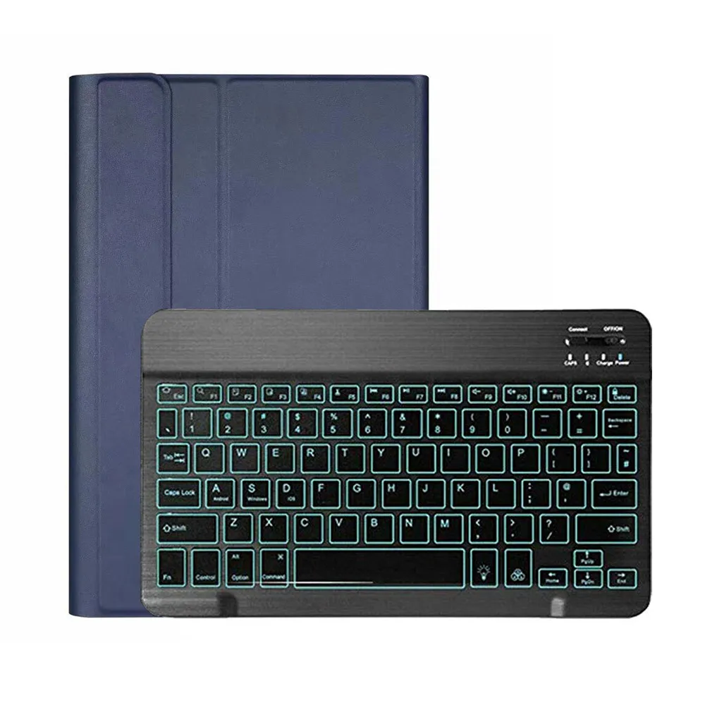 Tablet case with keyboard