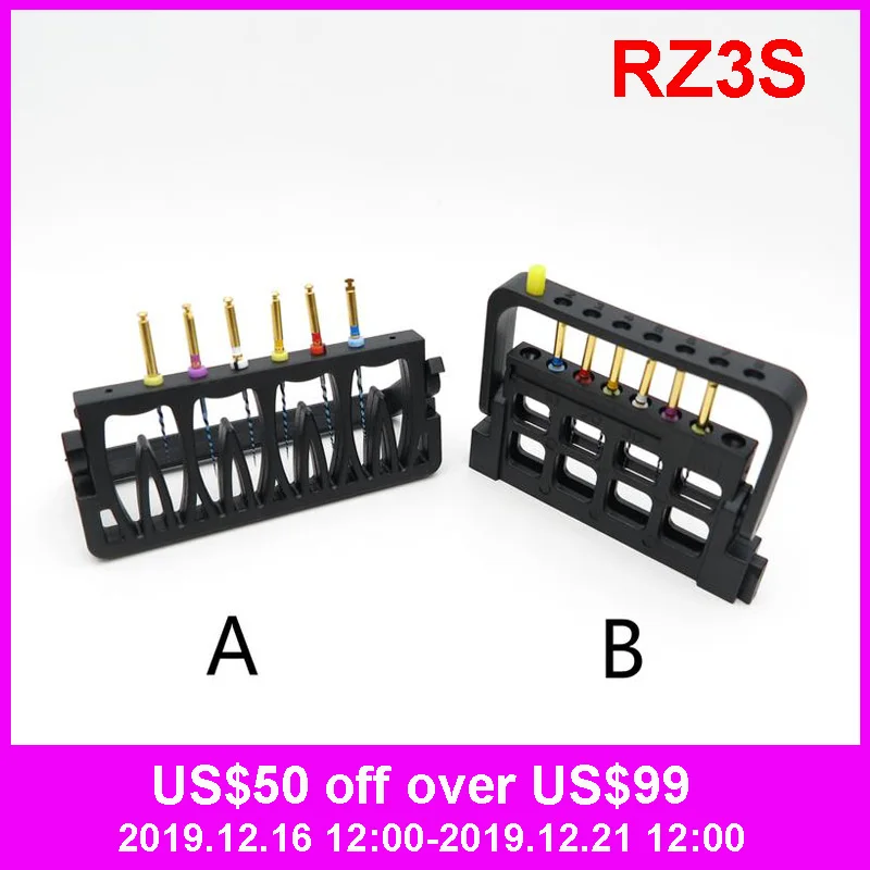 RZ3S 8 отверстий черный эндо-блок Автоклавный стоматологический инструмент для эндодонтического держатель файлов стенд линейка измерительный держатель Endo