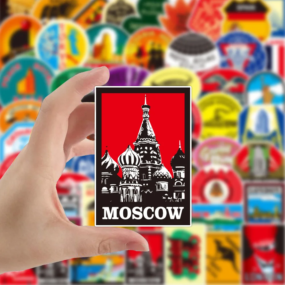 10/30/50PCS Outdoor Travel Stickers Water Cup Luggage Notebook Refrigerator Guitar Skateboard Sticker Wholesale 10/30/50PCS Outdoor Travel Stickers Water Cup Luggage Notebook Refrigerator Guitar Skateboard Sticker Wholesale