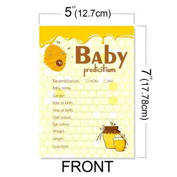 

Free Shipping 10 Pack Advice and Prediction Cards for Baby Shower Game Parent Message Advice C63C