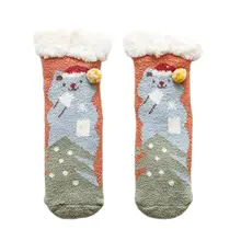 Прямая поставка и, зимние новые двойные уплотненные чулки средней длины, женские Носки с рисунком для взрослых и женщин, Nov.27