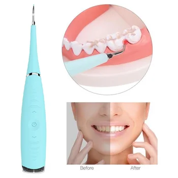 

Portable Electric Ultrasonic Dental Scaler Tooth Calculus Tool Sonic Remover Stains Tartar Whitening Oral Cleaner Machine