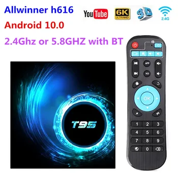 

Top-Box Media-Player Youtube Android 10-10.0 TV-Box T95 Allwinner-h616 2GB16GB 4GB 32GB 4GB 64GB with dual band wifi and BT