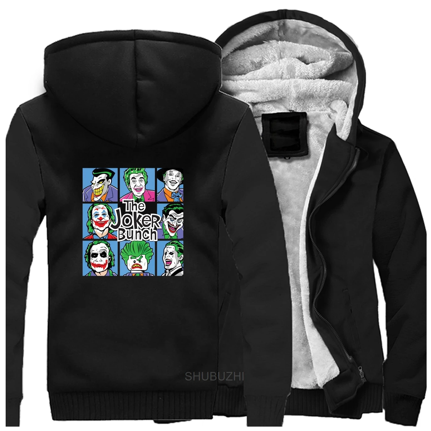 The Jokers Bunch толстовки с забавным принтом повседневные мужские пальто shubuzhi зимние теплые флисовые модные боди реглан мужская куртка