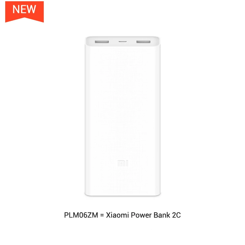 Mi power bank xiaomi 20000 мАч Внешний аккумулятор портативное зарядное устройство двойной USB быстрая зарядка батарея банк аксессуары для телефонов