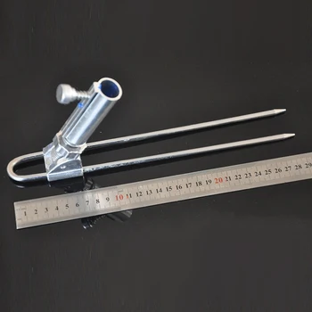 

Stainless Steel Adjustable Inserted Fishing Rod Pole Bracket Holder Fishing Rod Ground Mount Support Stand Fishing Accessories