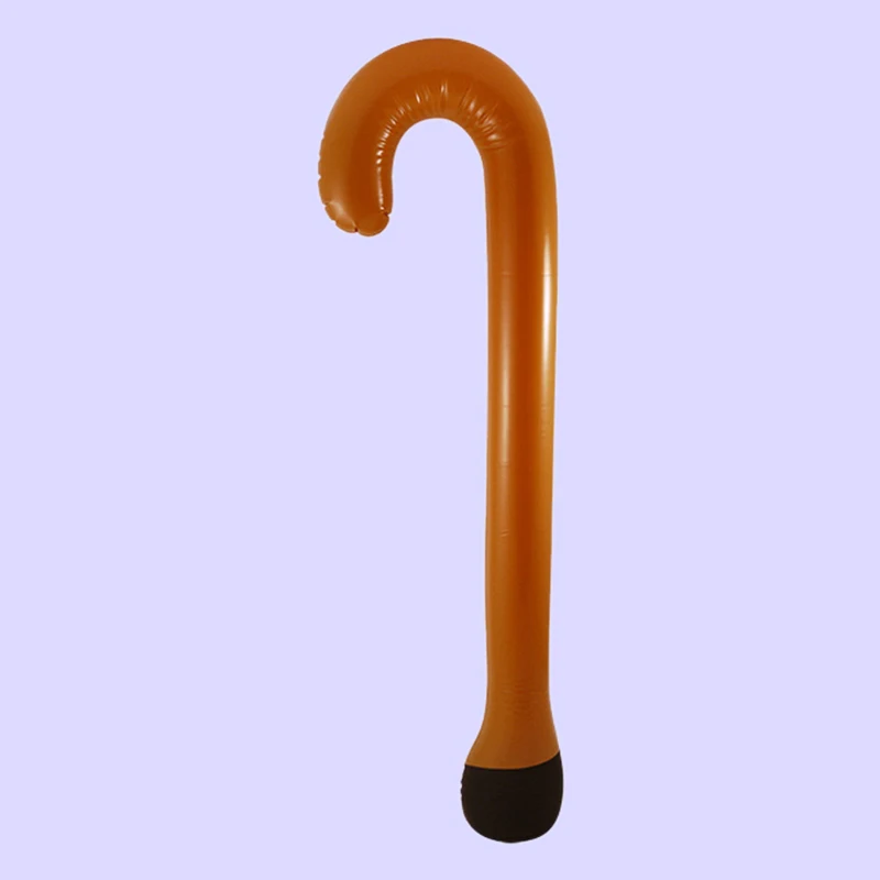

Halloween Prop Blow Up Party Inflatable Crutch Santa Claus 93cm Cosplay Walking Stick PVC Dress Up Gift