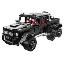 J901Technic автомобиль серии Совместимый MOC 2425 G63AMG 6X6 LAND CRUISER набор модели строительные блоки кирпичи Детские Машинки Игрушки для детей