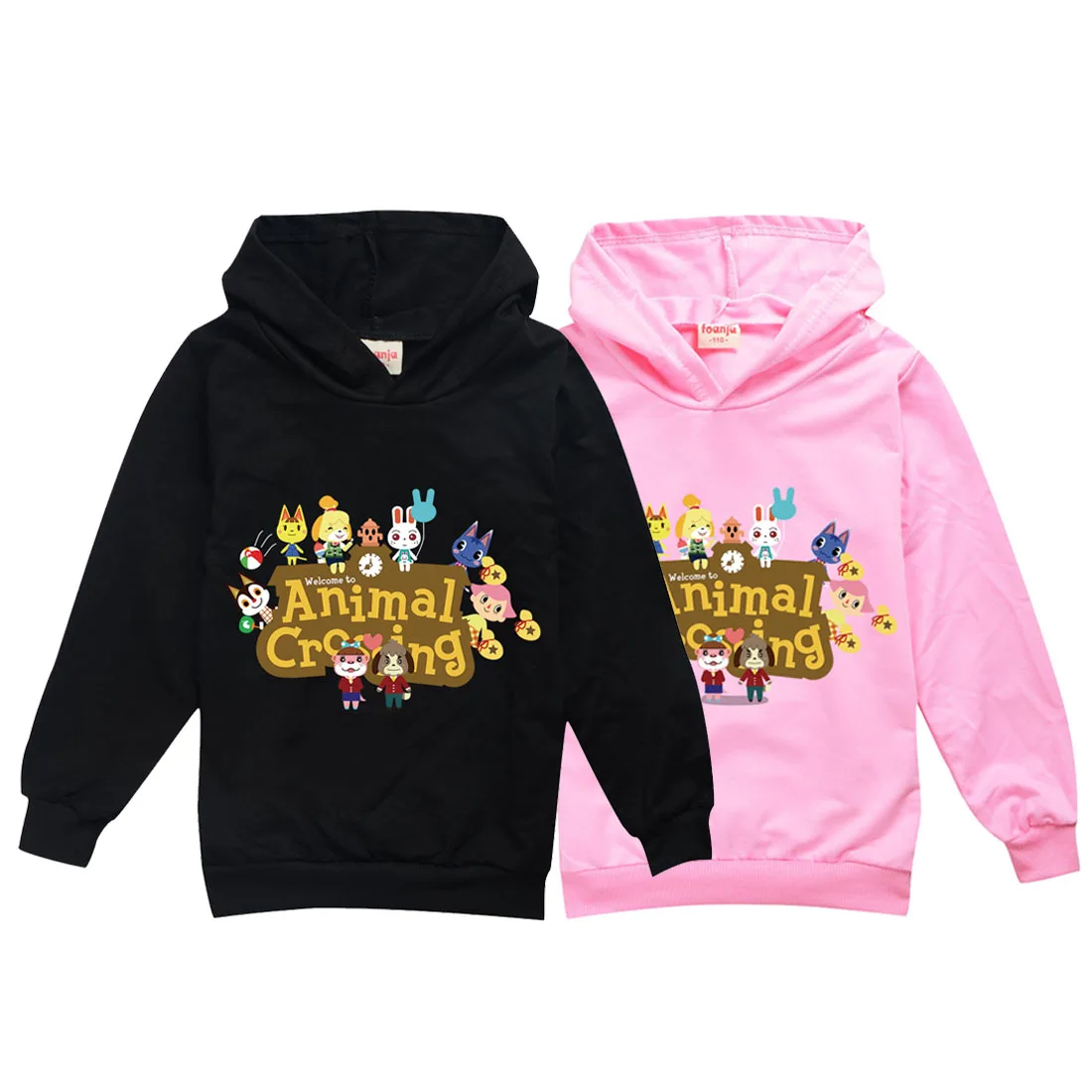 2022 Spring Autumn Children Clothes Animal Crossing Long Sleeve Hoodies Boy Girl Print Cartoon Fashion Sweatshirt Kids Clothing |