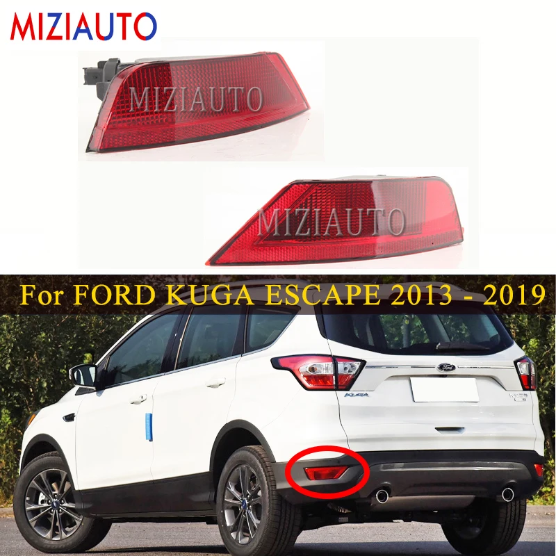 

Rear Bumper Reflector Light For FORD KUGA ESCAPE 2013 - 2019 Tail Stop Fog Light Rear brake Turn signal lamp Car Accessories