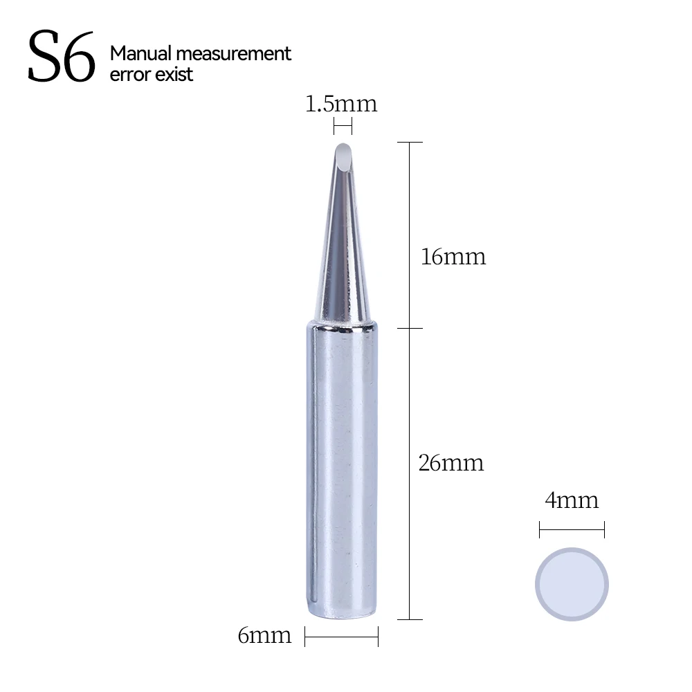 900M-T Soldering Iron Black Tips Repalcement for Soldering Iron Station Handle 8786D 853AAA 995D+ ect electrode rod