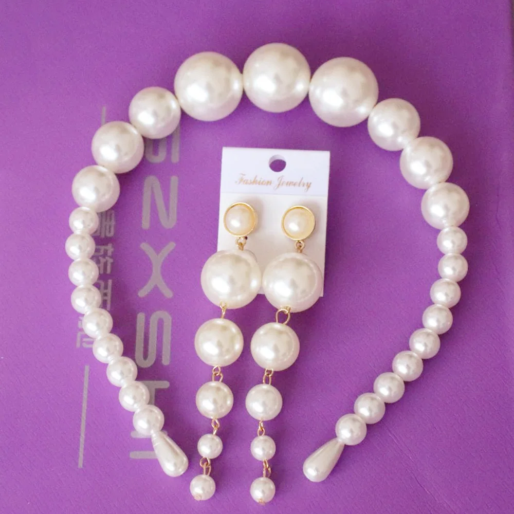 White Pearls Accessories Hair | Hair Accessories Women Crowns