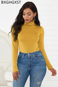 

long sleeve bodysuit sexy turtleneck 2020 party bodysuit women clothes fashion one piece black bodysuit winter body mujer fiesta