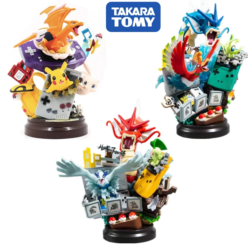 20 см покемон Gyarados Чаризард фигурку аниме Рисунок Пикачу игровой консоли Косплэй