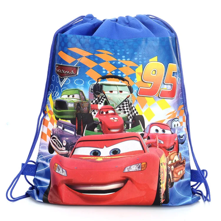 Детский рюкзак с героями мультфильмов disney, комплект для плавания, двухсторонний нетканый рюкзак на шнурке, водонепроницаемые дорожные сумки для хранения