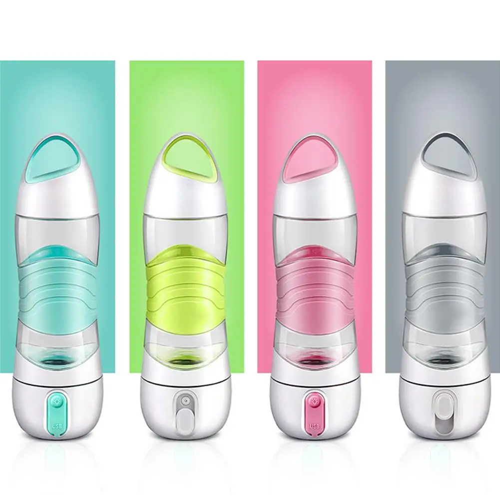 

400ml Outdoor Smart Water Bottle with LED Light Time Controller Drinking Reminder Water Bottles Sports Bottle for Kids Adult
