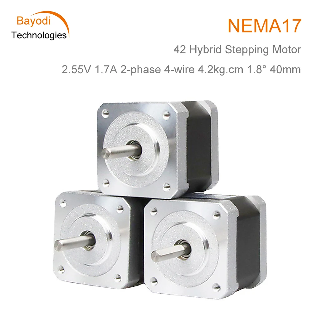 Cheap Nema 17 Stepper Motor 42 Motor 40mm 42N.cm 3D Printer Motor For - View #3