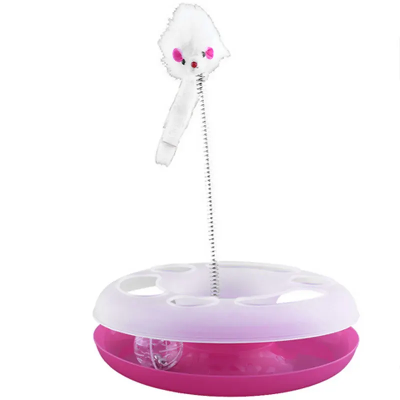 Интерактивная игрушка для кошек Pet Play Disc креативный щенок пластиковый оранжевый