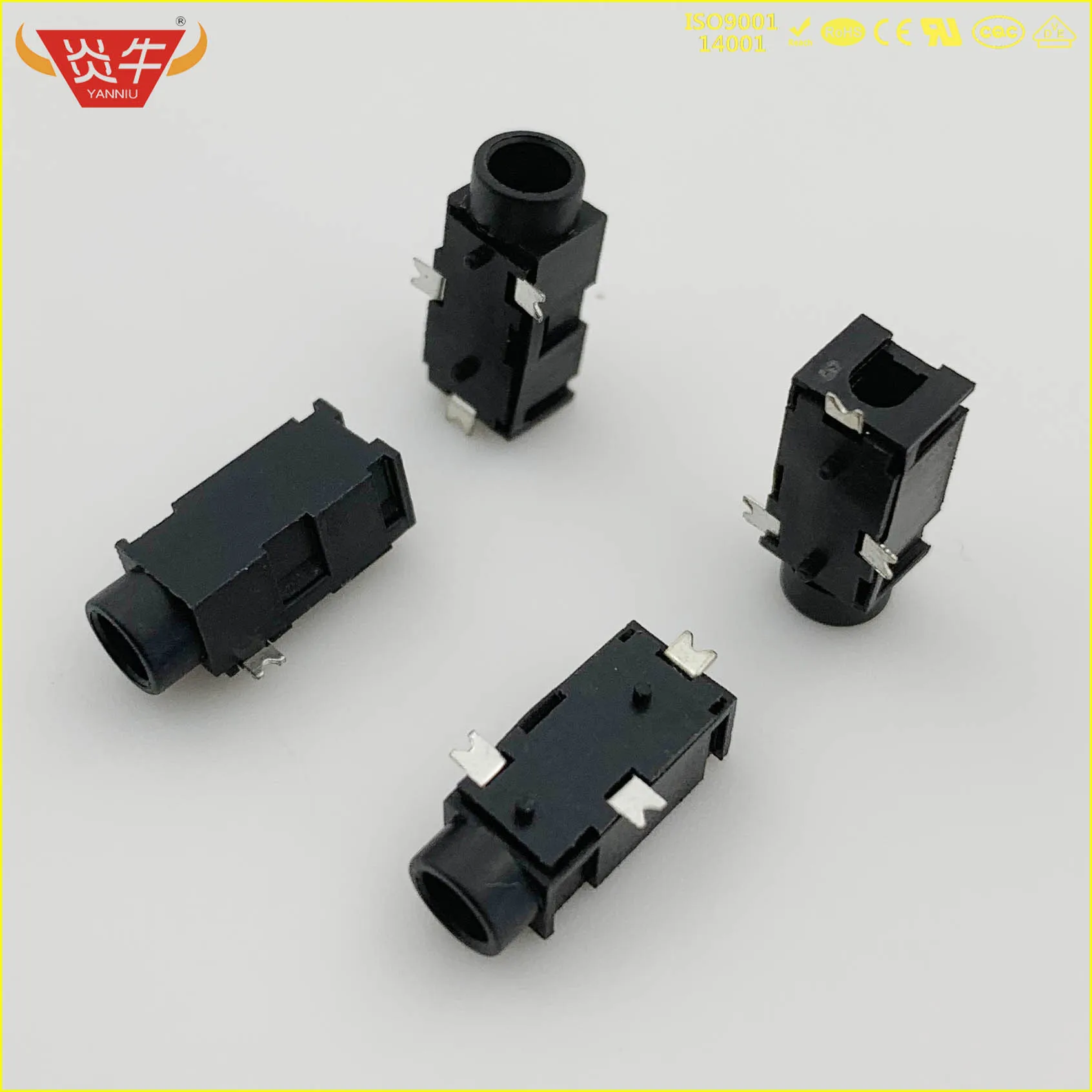 

PJ326 3.5mm SMD SMT 3PIN STEREO AUDIO SOCKET HEADPHONE CONNECTOR HEADPHONE SOCKET TWO CHANNEL PC PJ-326