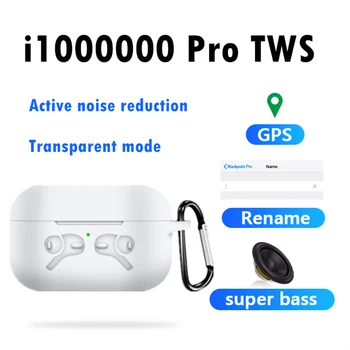 

i1000000 Pro TWS 1: 1 Air 3 Wireless Bluetooth Earphone GPS Rename In-ear Sensor Active Noise reduction Stereo headset earplug