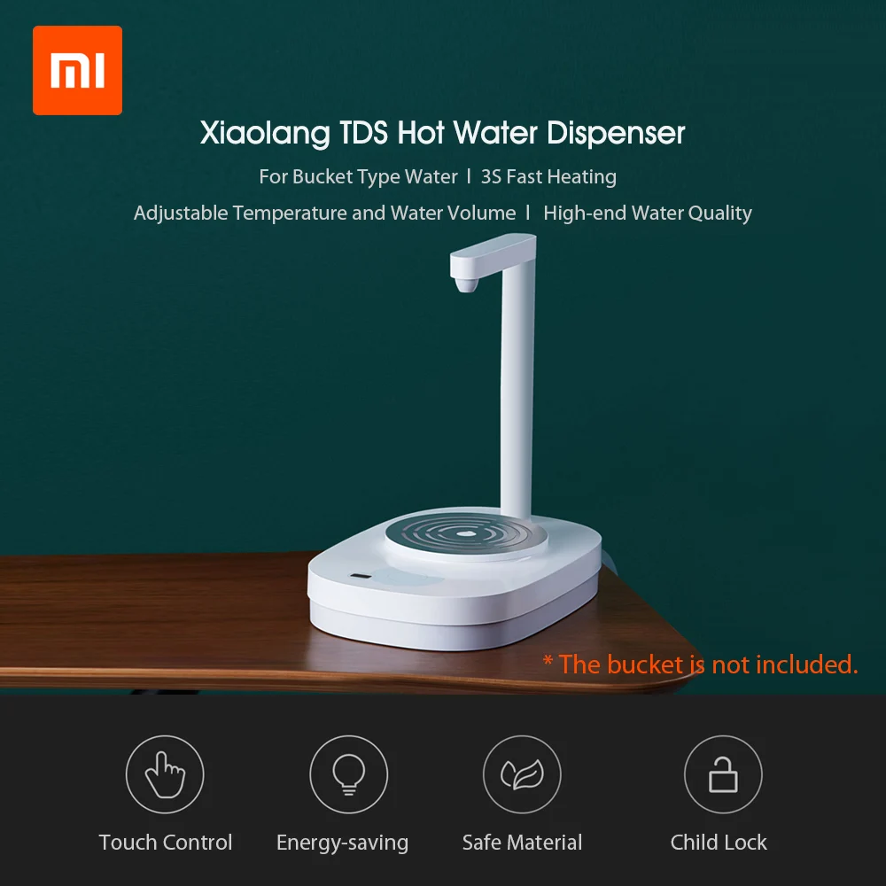 Xiaomi Xiaolang TDS диспенсер для горячей воды, Регулируемый температурный объем, быстрая кипячение, тестер качества воды, HD-JRSSQ01 диспенсер, 220 В