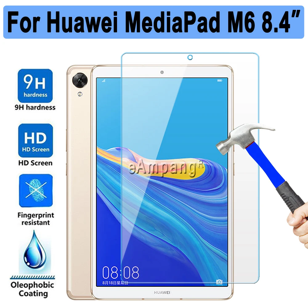 Закаленное стекло для huawei Mediapad M6 8,4 Защитная пленка для экрана 9H HD 0,3 мм защита экрана планшета закаленное стекло