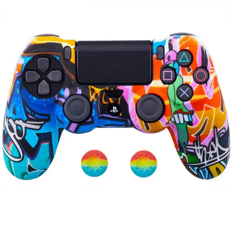 Силиконовый резиновый чехол для SONY Playstation 4 PS4 защитный контроллера Pro Slim |