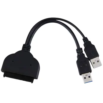 

High Quality USB3.0 to SATA 7+15Pin 22Pin Adapter Cable for 2.5'' HDD SSD Hard Drive Disk