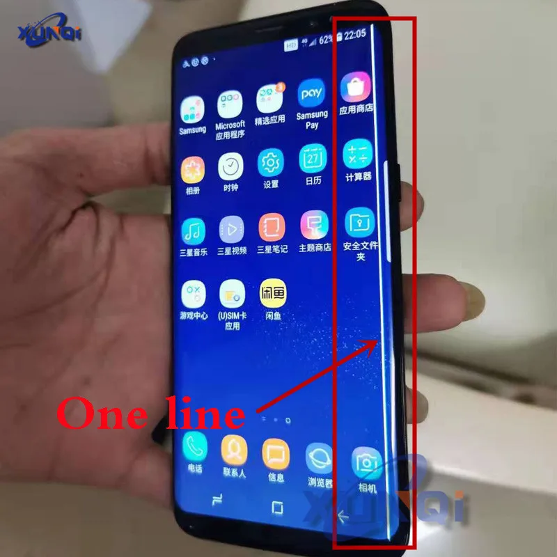 s9plus Black Frame 1 Для samsung S9, сенсорный ЖК-дисплей G960, G965, ЖК-дисплей для samsung S9 Plus, линейный ЖК-дисплей, дефектный экран для мобильного телефона - Цвет: s9plus Black Frame 1
