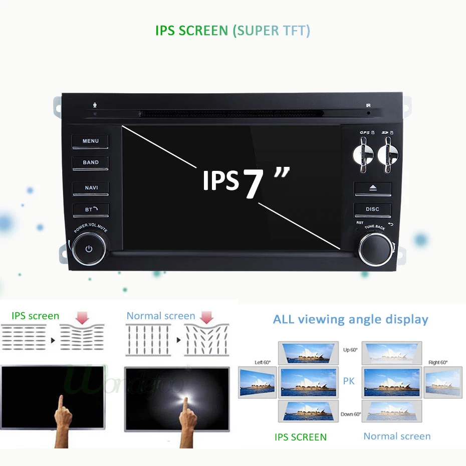 Android 9,0 DSP 64G радио GPS 2 DIN в автомобиль для Porsche Cayenne 2003-2010 Cayenne S GTS 2003-2010 навигация ips экран dvd-плеер