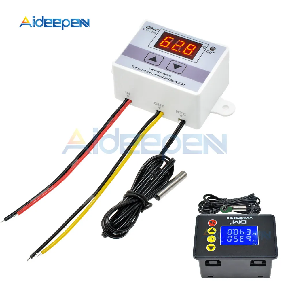 

W3001 W3002 W3230 W3231 STC1000 LED Digital Thermostat Incubator Temperature Controller Thermoregulator Heating Cooling 110/220V