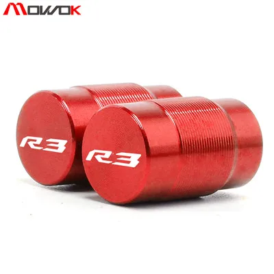 Red Для YAMAHA YZF R3 YZF-R3 YZFR3 Мотоцикл CNC алюминиевые аксессуары крышки стержня вентиля шины CNC воздухонепроницаемые крышки - Цвет: Red