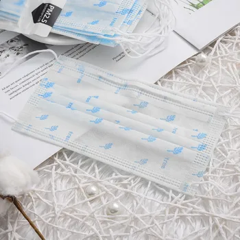 

10-200PCS Disposable Non-woven Face Mask Fashion Printing Adult Unisex Breathing Design Mask Masques Lavables Homme Cubrebocas