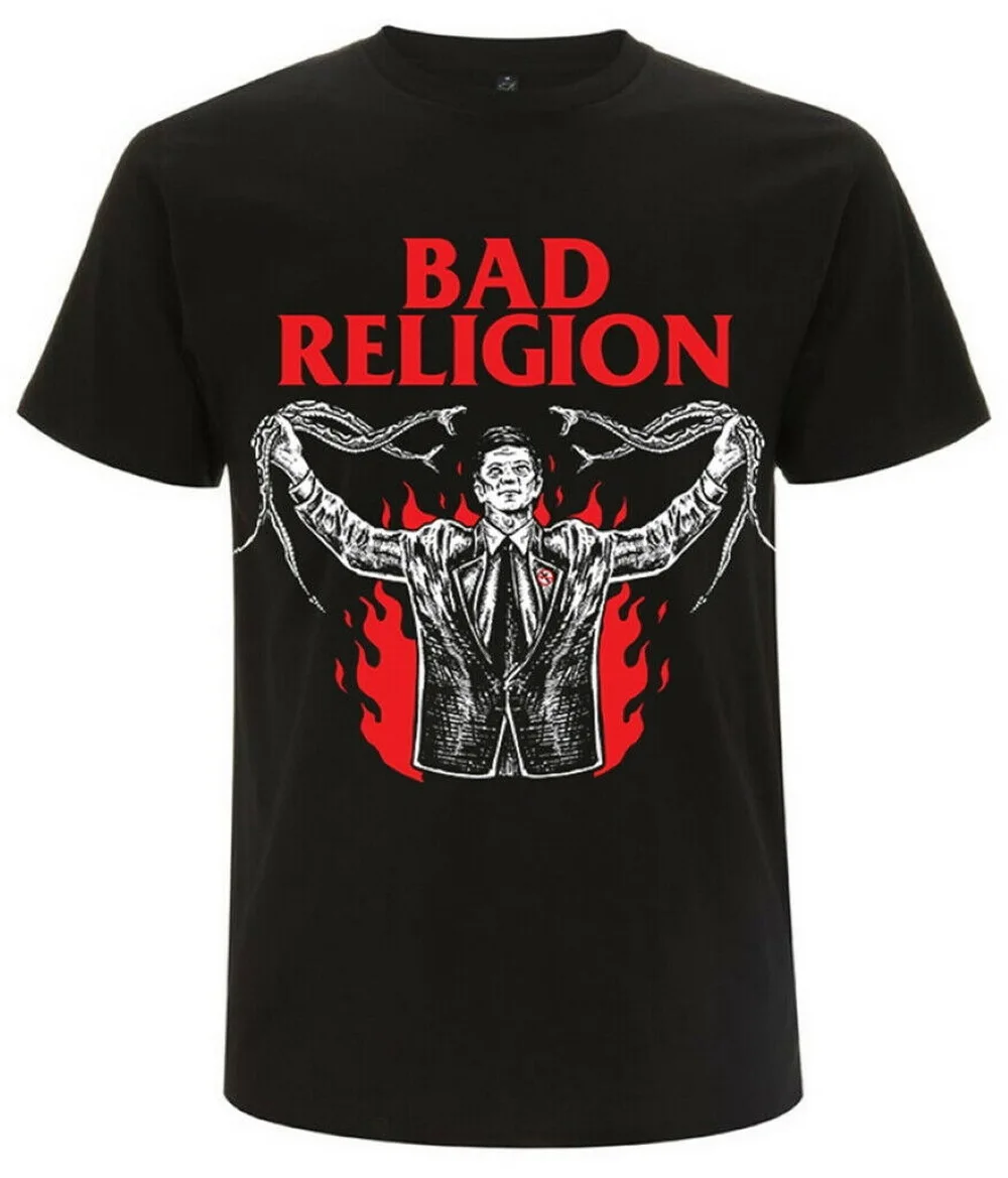 Bad Religion 'Snake Preacher' (черный) Футболка уличная футболка | Мужская одежда