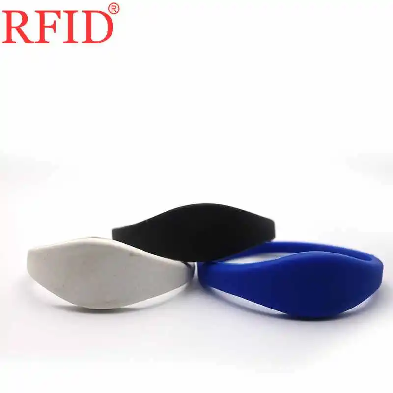 ID 125Khz TK4100 EM4100 только для чтения силиконовый Браслет RFID карта водонепроницаемый брелок для контроля доступа индивидуальные 100 шт