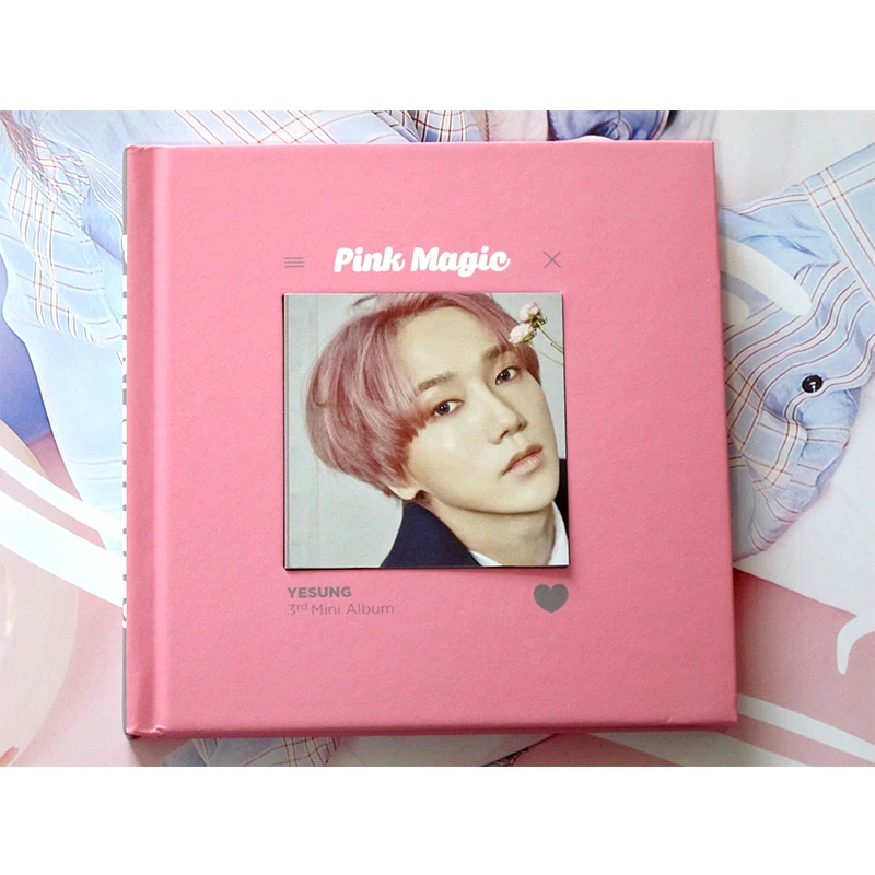 Подписанный S. J Super Junior Ye Sung Ким Чен уон альбом с автографом розовая Магия CD 112019