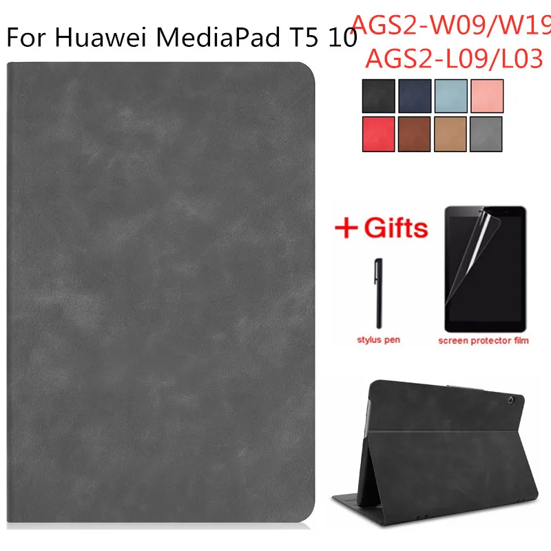 Чехол для Huawei MediaPad T5 10 1 дюйма Женский/W19 AGS2 W09/L03 чехол планшета чехлы кожаные