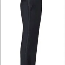 Модные Дизайнерские мужские черные декоративные линии костюм брюки деловые повседневные брюки