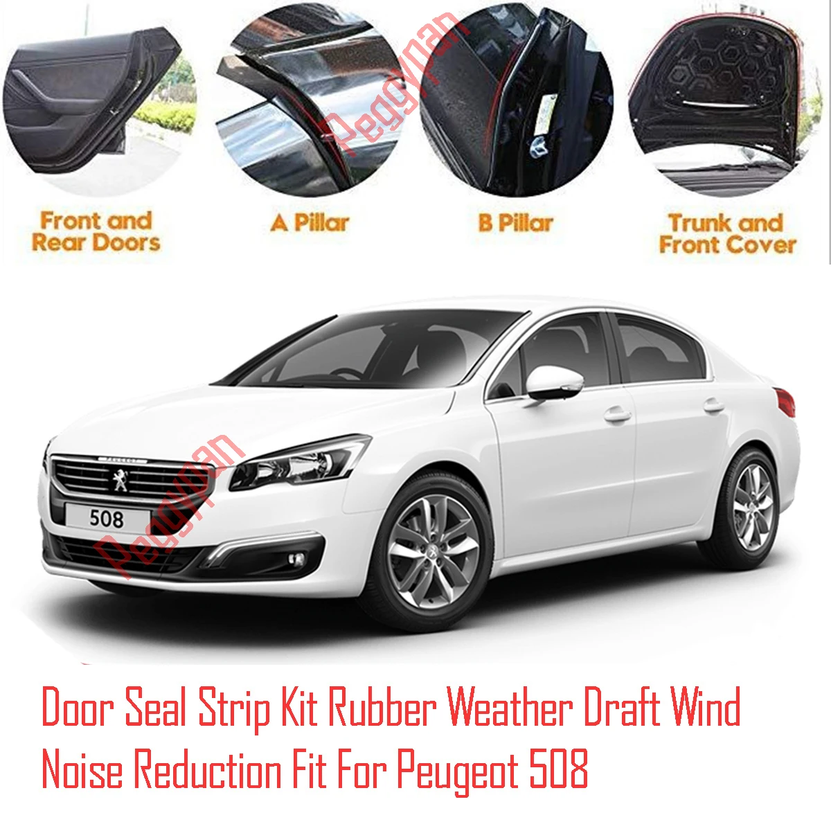 door-seal-strip-kit-self-adhesive-window-engine-cover-soundproof-rubber-weather-draft-wind-noise-reduction-fit-for-peugeot-508