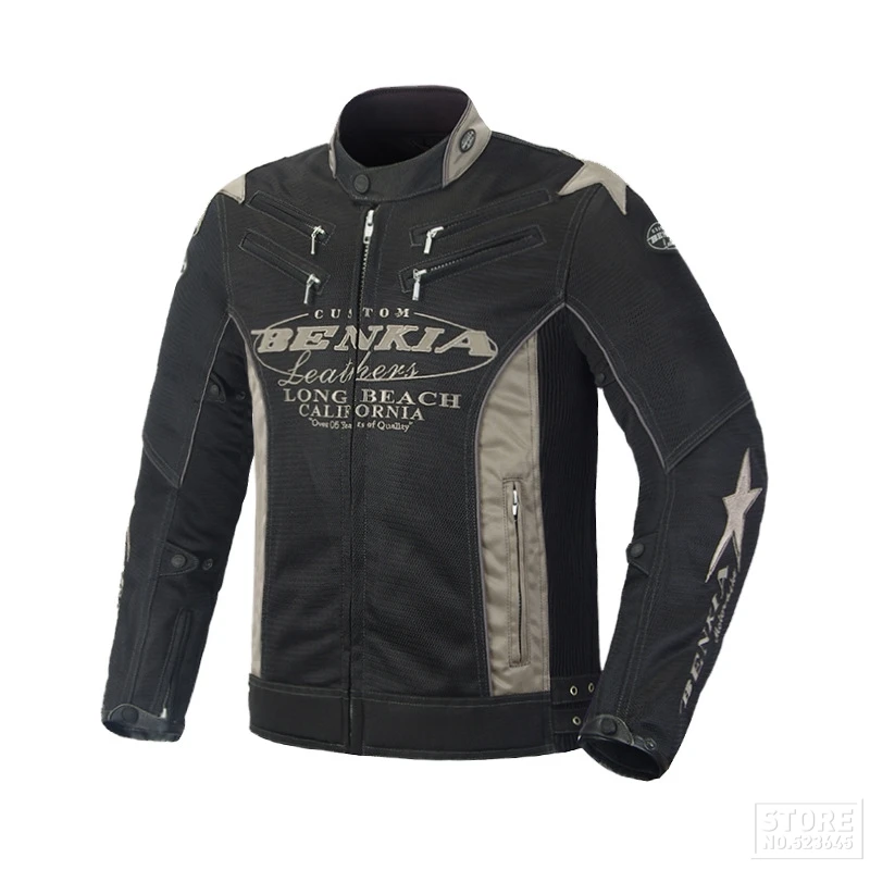 BENKIA мотоциклетная куртка мужская мотоциклетная куртка Защитное снаряжение дышащая мотоциклетная куртка мотоциклетная одежда весна лето осень